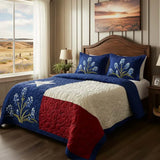 3-Piece Quilted Bedding Set | Texas Pride