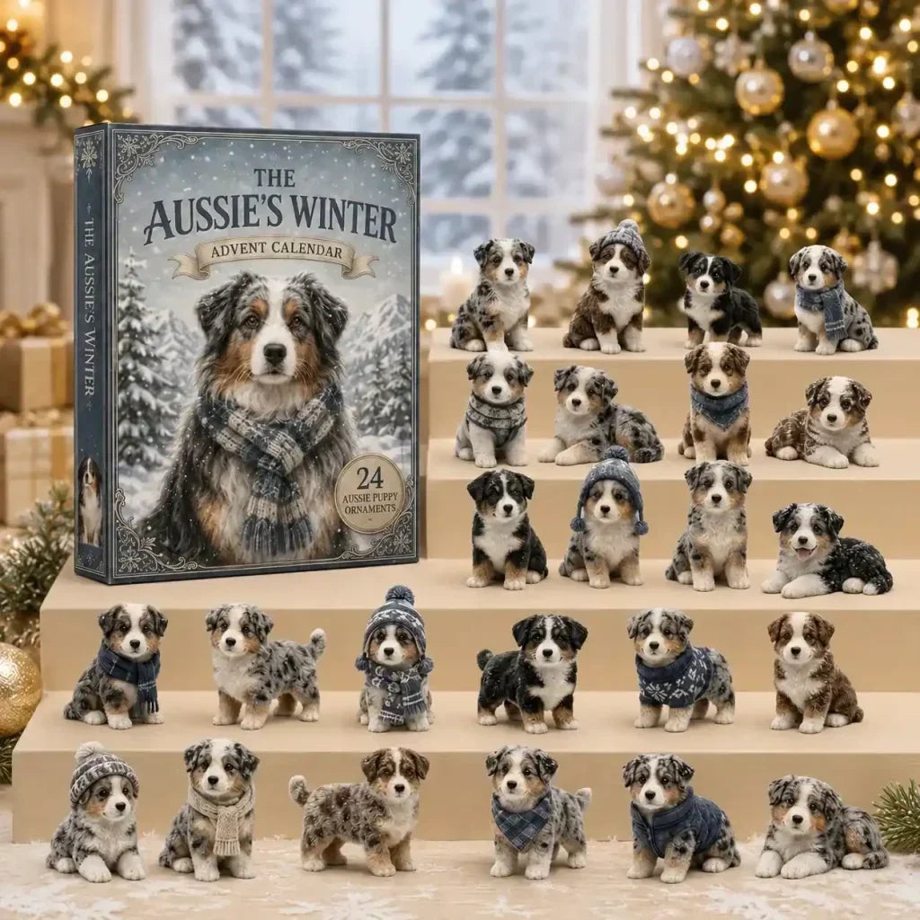 Australian Shepherd Winter Advent Calendar – 24 Days – image 1