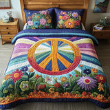 3-Piece Quilted Bedding Set | Tie-Dye Dreams