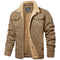 Men's Ribbed Trim Winter Coat