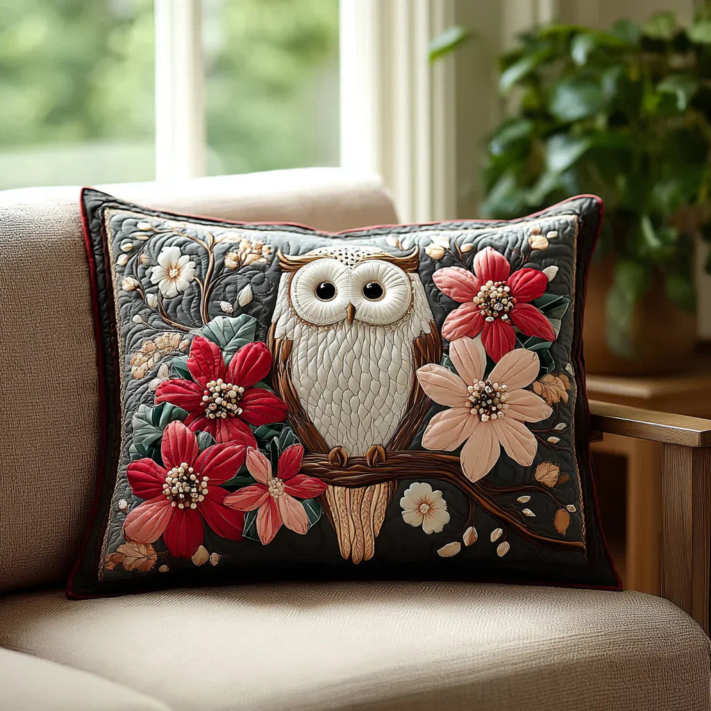Quilted Pillowcase | Blue Meadow Paws