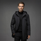 Men's Water-Resistant Hooded Winter Jacket, Slim Fit
