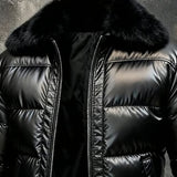 Men's Black Winter Coat