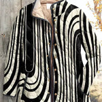 Quilted Jacket in Zebra Pattern – product image 2