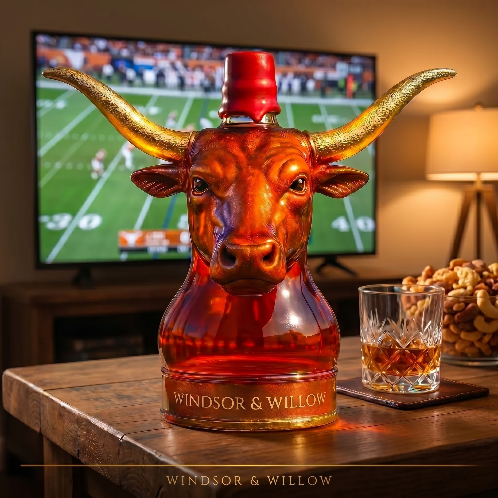 Texas Football Whisky Decanter