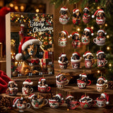 Dachshund Advent Calendar 2026 – 24 Ornaments – image 1