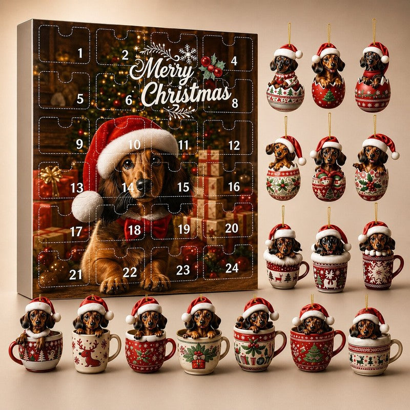 Dachshund Advent Calendar 2026 – 24 Ornaments – image 7