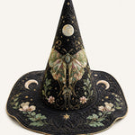 Quilted Witch Hat – Moth Fairy in Victorian Style – product image 1