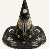Quilted Witch Hat – Moth Fairy in Victorian Style – product image 1
