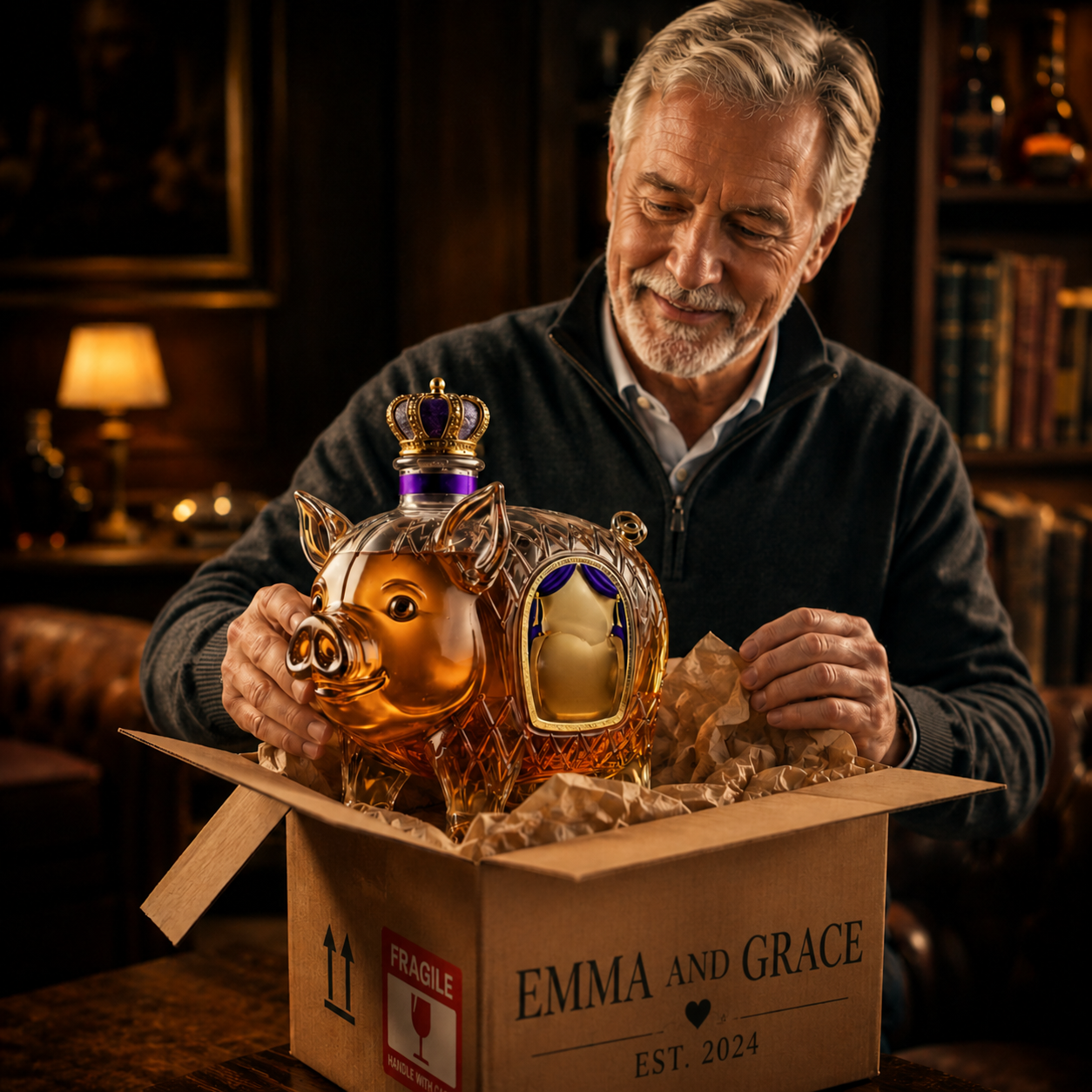 Open Road Whisky Decanter, view 5