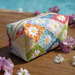 Floral Charm Makeup Bag