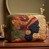 Floral Grace Makeup Bag