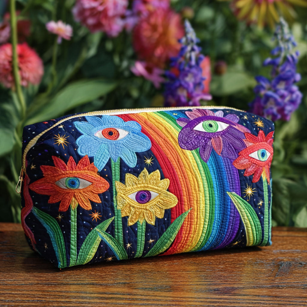 Mushroom Boho Makeup Bag