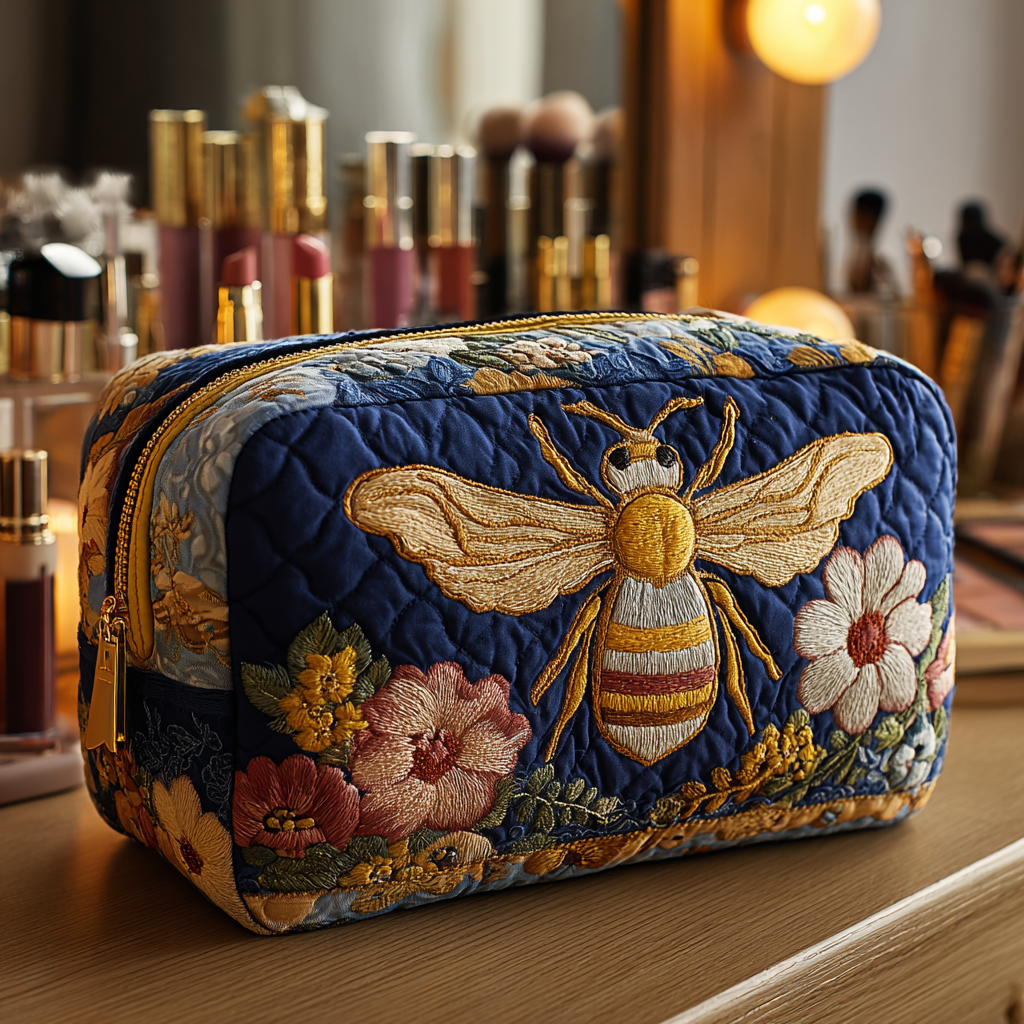 Bee Blossom Makeup Bag