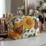 Floral Glow Makeup Bag