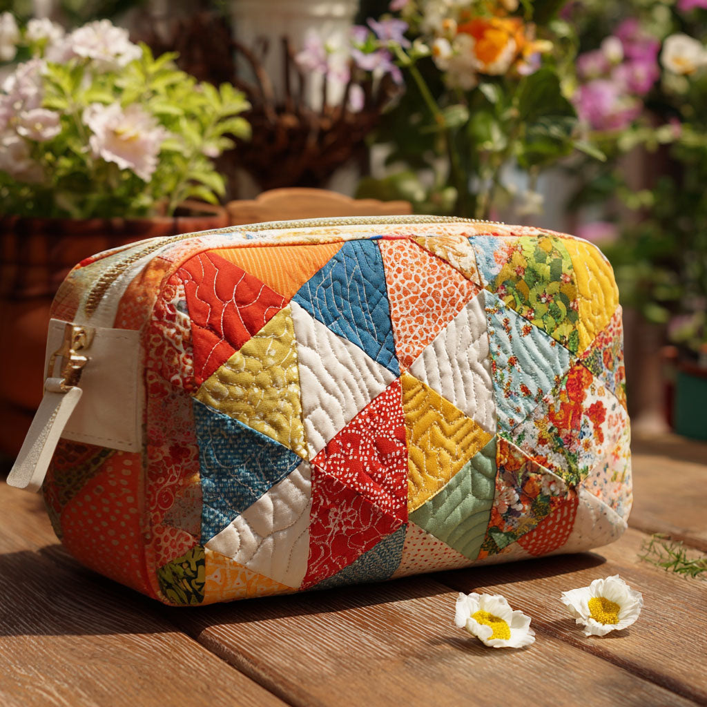 Colourful Rhythm Makeup Bag
