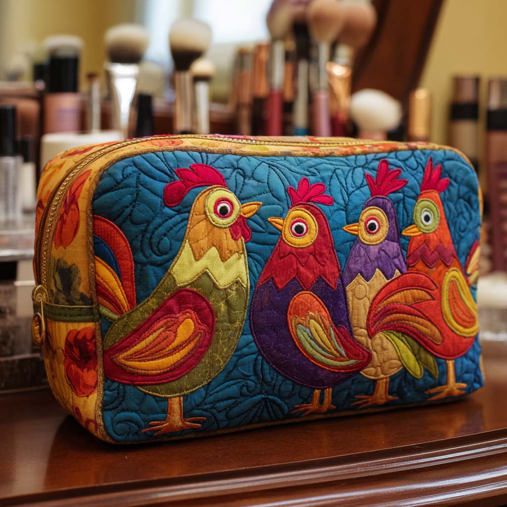 Cosy Hen Makeup Bag