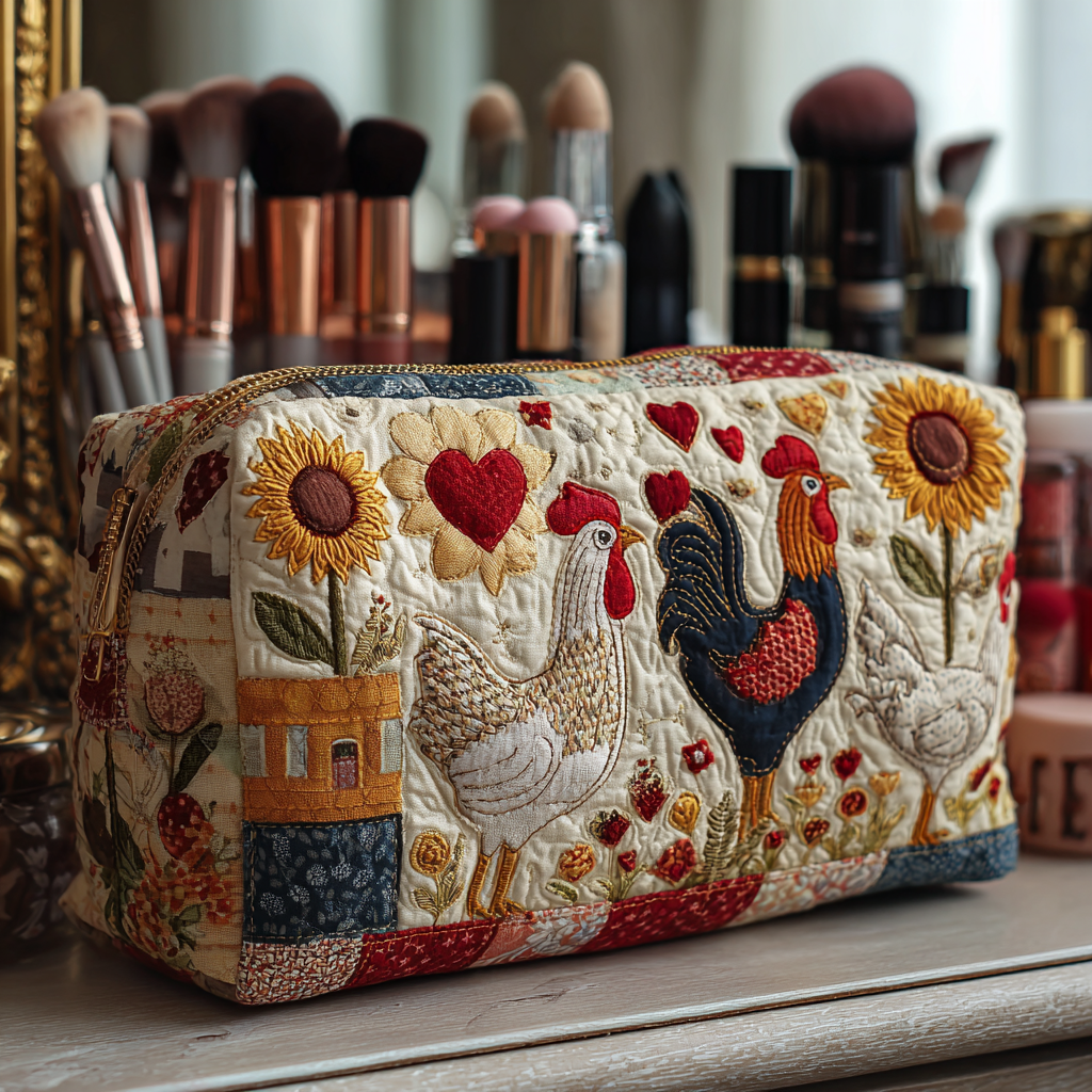 Hen Valley Makeup Bag