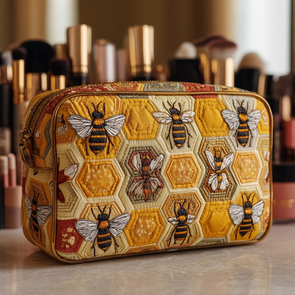 Bee Meadow Makeup Bag