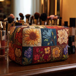 Floral Makeup Bag