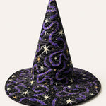 Quilted Witch Hat – Snake and Dark Magic – product image 1