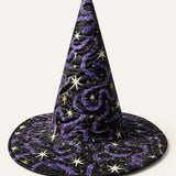 Quilted Witch Hat – Snake and Dark Magic – product image 1