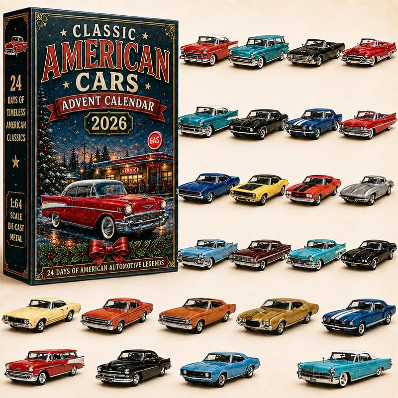 Classic American Cars Advent Calendar – image 1