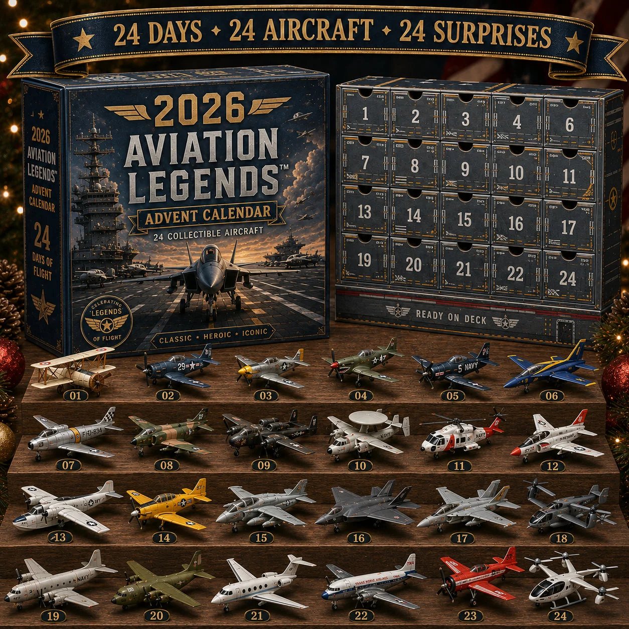 Aviation Legends Advent Calendar 2026 – 24 Aircraft – image 1
