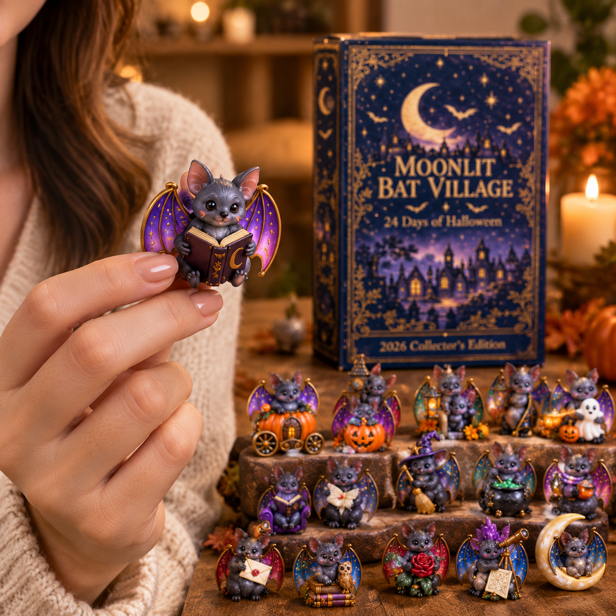 Moonlit Bat Village Halloween Advent Calendar 2026 – image 3