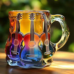 Artistic 3D Guitar Mug