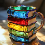 3D Book Stack Mug