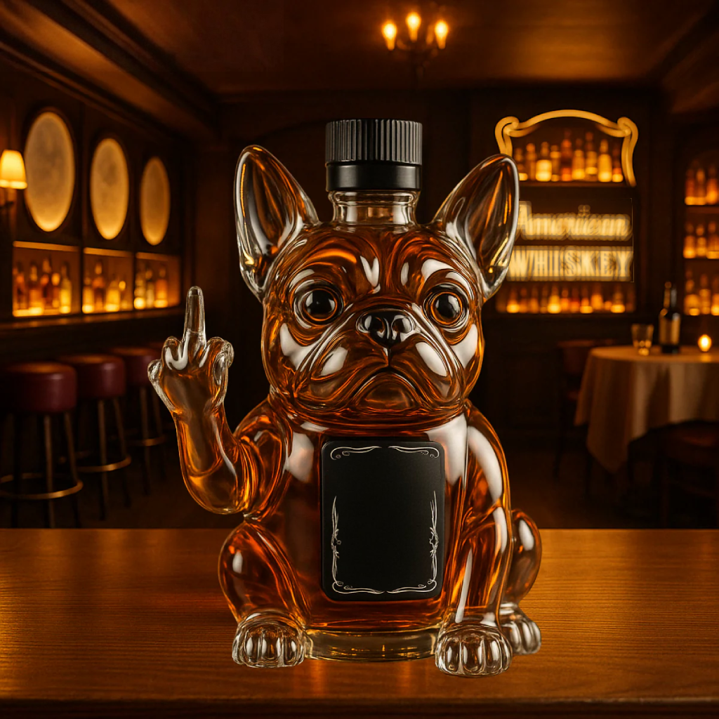 Funny Dog-Shaped Whisky Decanter