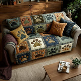 Quilted Sofa Cover | Love and Paws, view 3