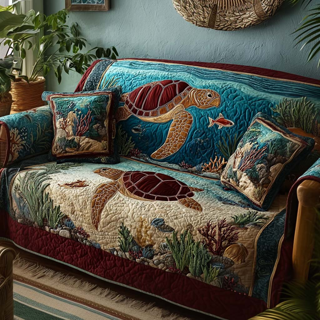 Quilted Sofa Cover | Turtle Collection