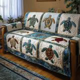 Quilted Sofa Cover | Turtle Collection, view 3