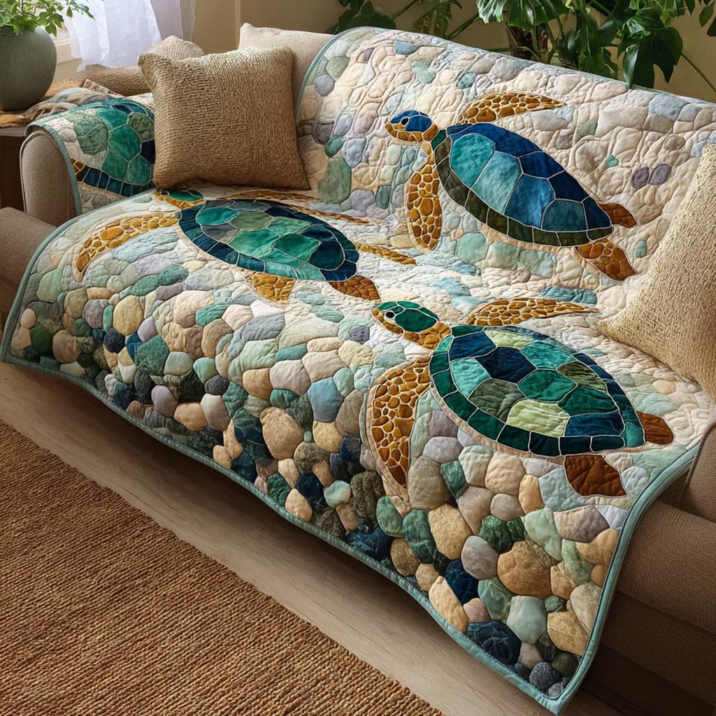 Quilted Sofa Cover | Turtle Collection, view 10