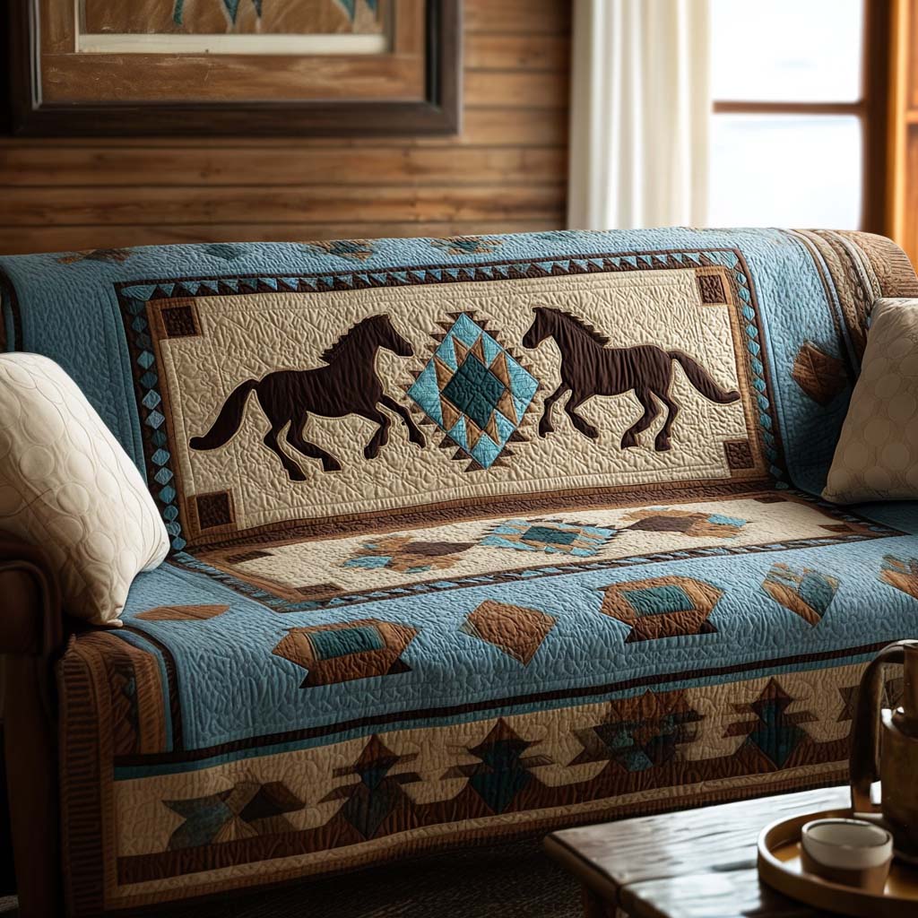 Quilted Sofa Cover | Traditional Collection