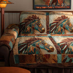 Quilted Sofa Cover | Traditional Collection, view 6