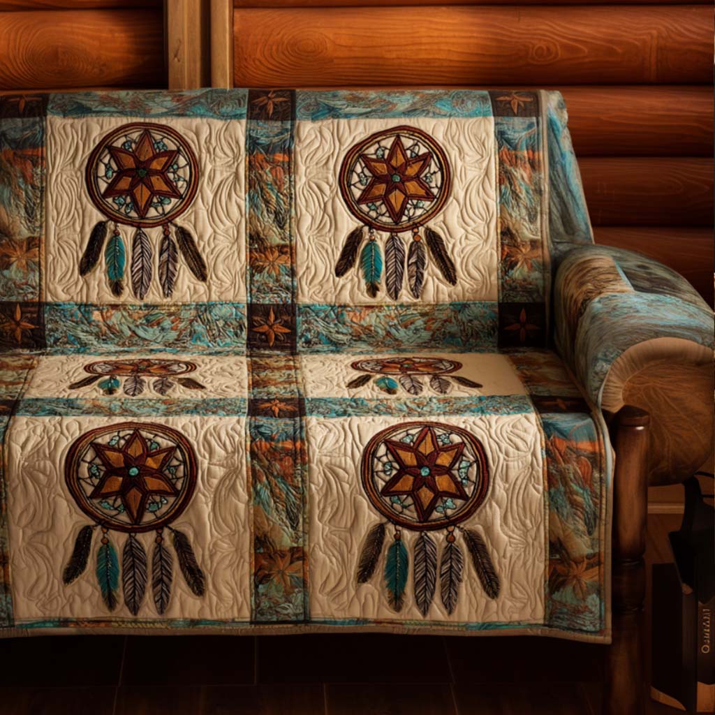 Quilted Sofa Cover | Traditional Collection, view 7