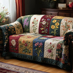 Quilted Sofa Cover | Cosy Pattern