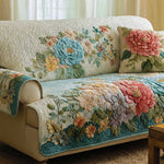 Quilted Sofa Cover | Ivory