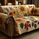 Quilted Sofa Cover | Rustic Style