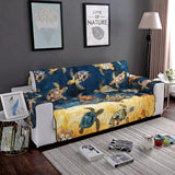 Quilted Sofa Cover | Coastal Pattern, view 3