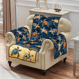 Quilted Sofa Cover | Coastal Pattern, view 5