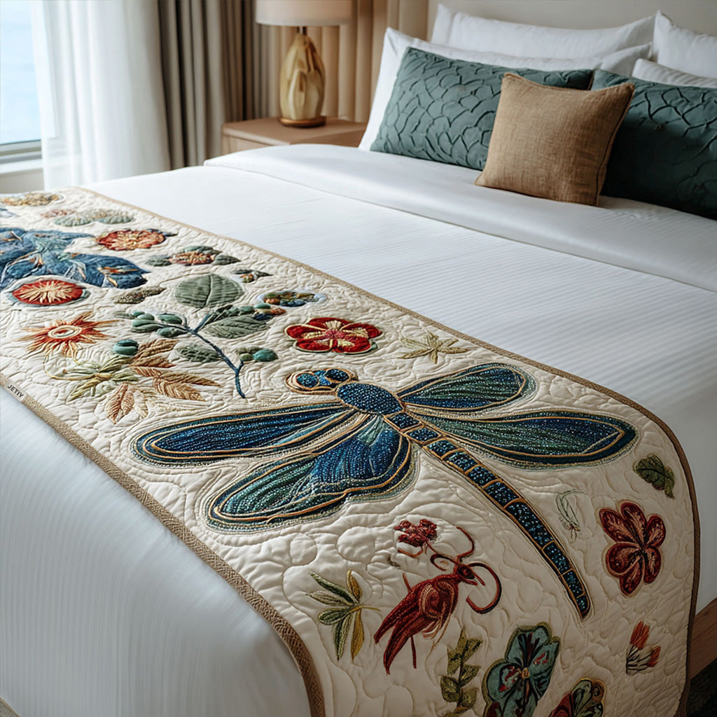 Shimmering Flight Bed Runner
