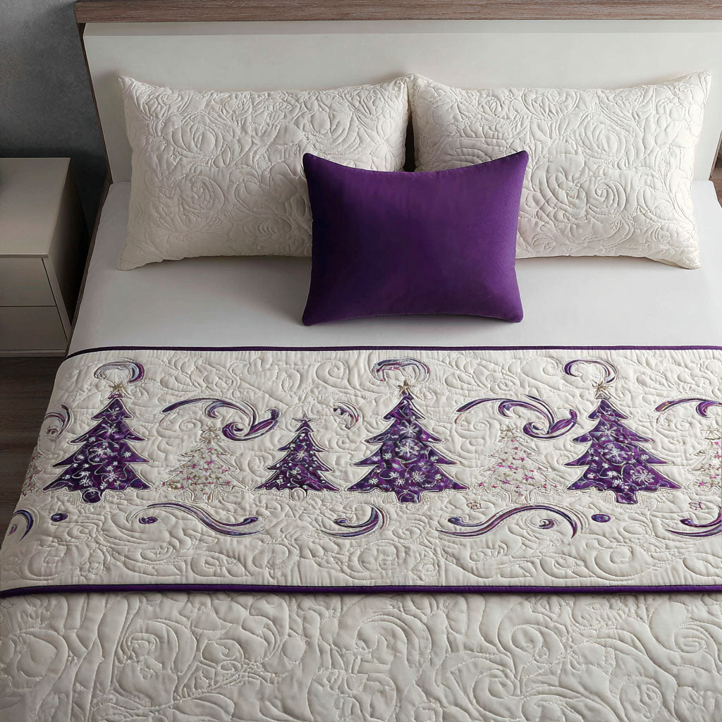 Snowy Whisper Bed Runner