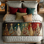 Vibrant Forest Bed Runner