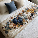 Rustic Blue Bed Runner