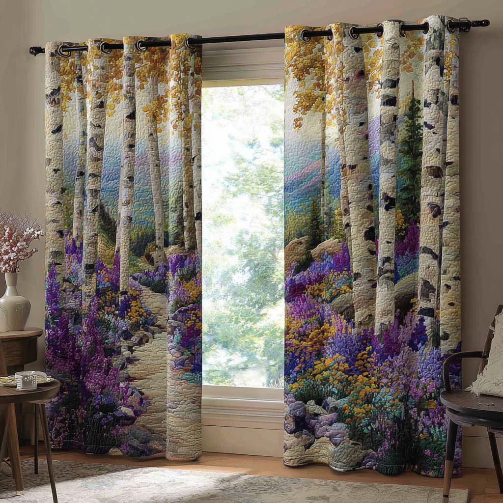 Quilted Curtains | Birch Meadow