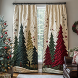 Quilted Curtains | Evergreen Path